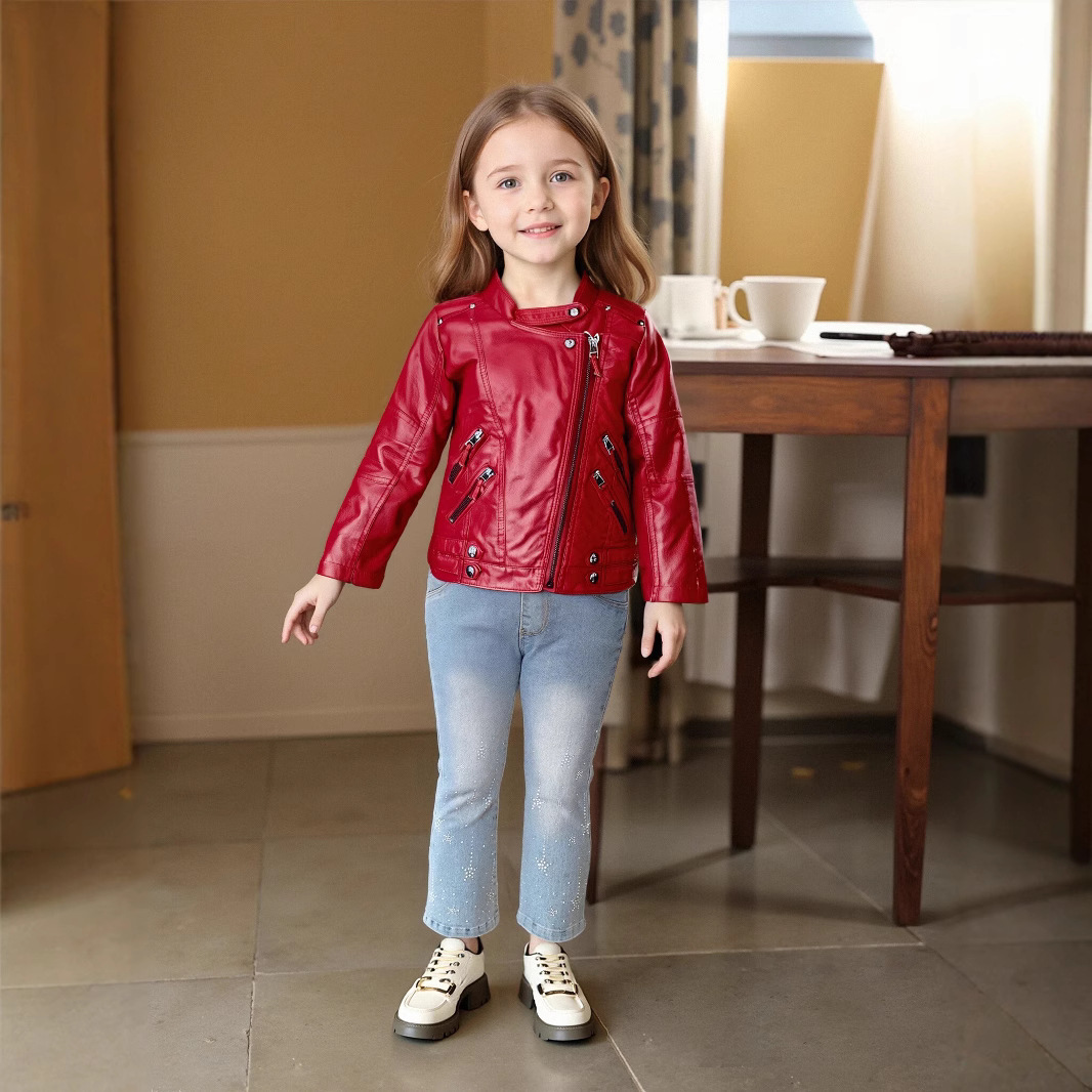 Streetwear Brand Red Logo - Genç Çocuklar Sokak Fotoğrafçılığı Giyim 2-12Y