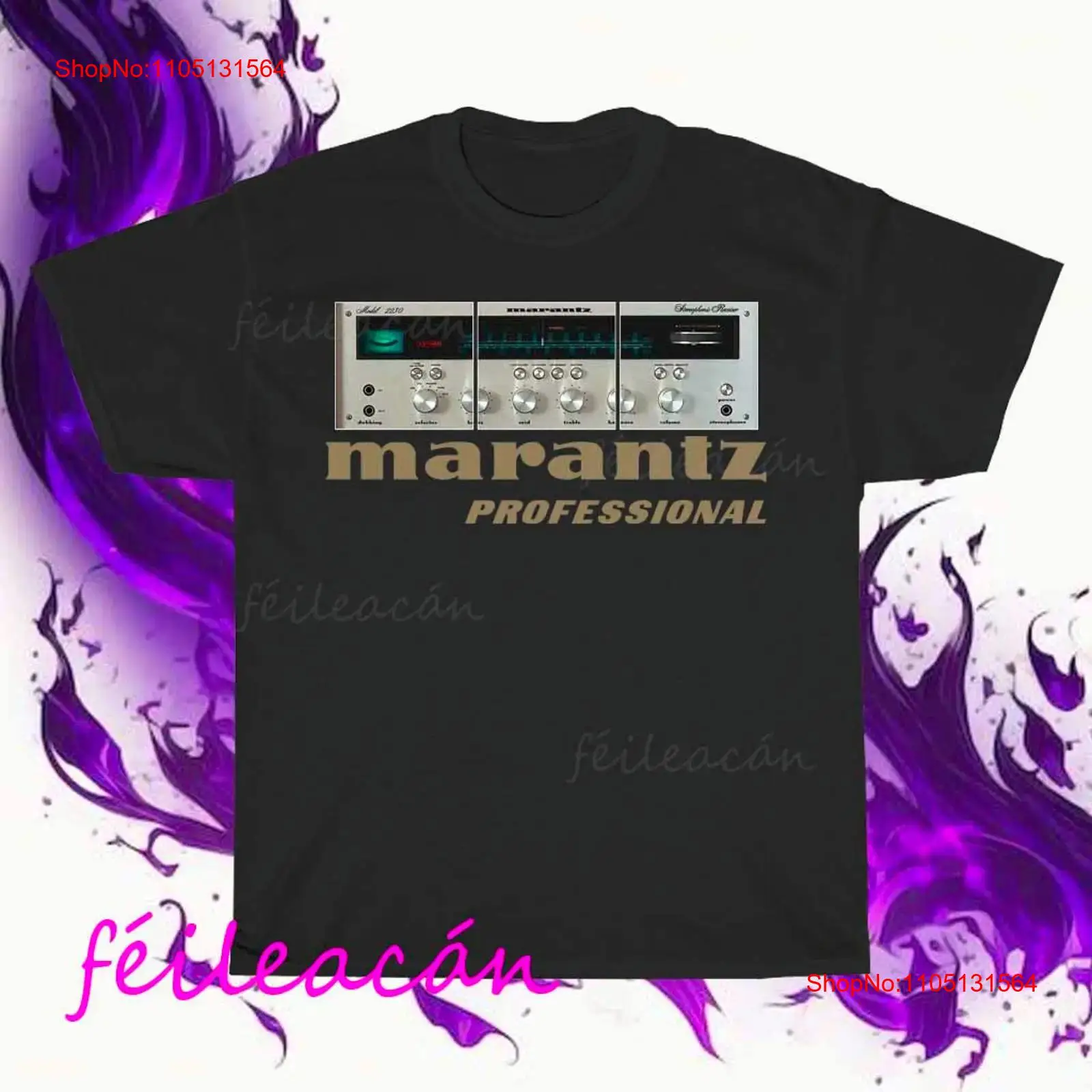 Streetwear Brand Tees - Yepyeni Marantz Amplifikatör Logosu Amerikan Tişört