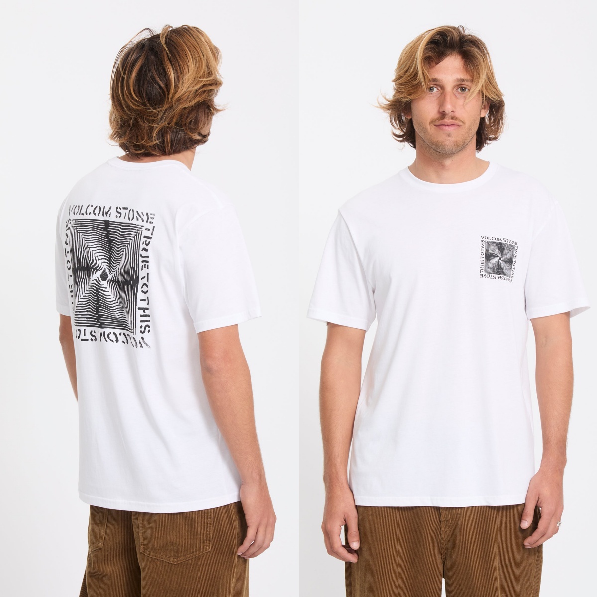 White Voidstone Volcom Açık Ha - Streetwear Brand Tees incelemesi ve fiyatı