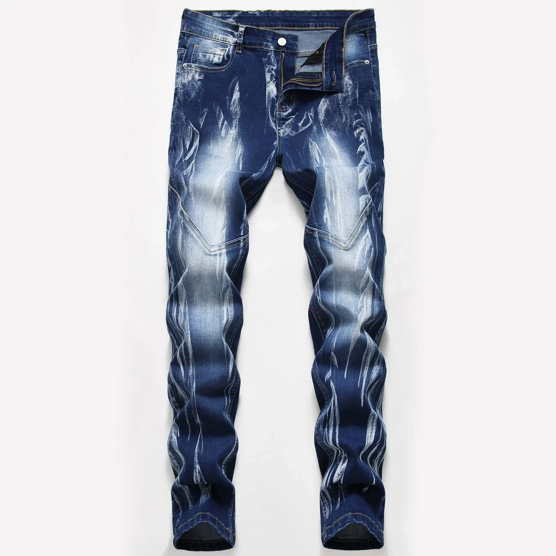 Moda Baskı erkek Esneklik Ince - Streetwear Brand Denim incelemesi ve fiyatı